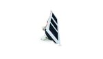 GU10 Chrome Spotlight 3X6W White+Black 3000k warm white and 6500k white
