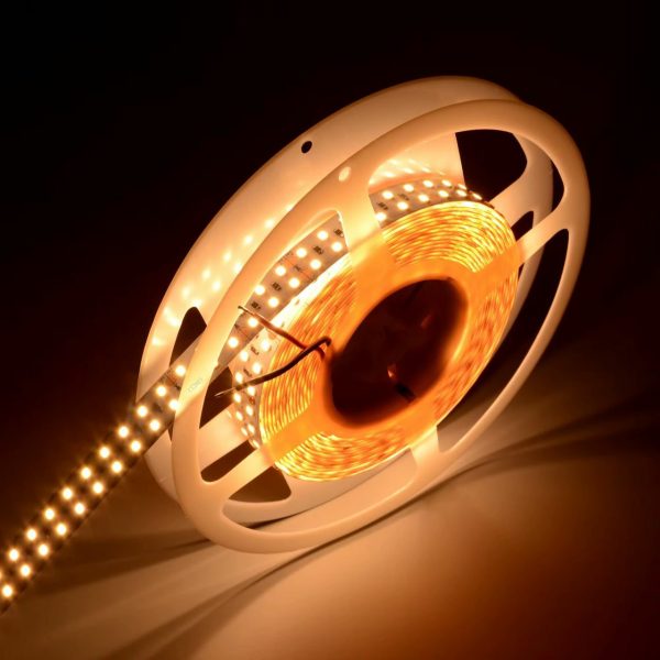 220v Direct Double Striplight 20m Warm White